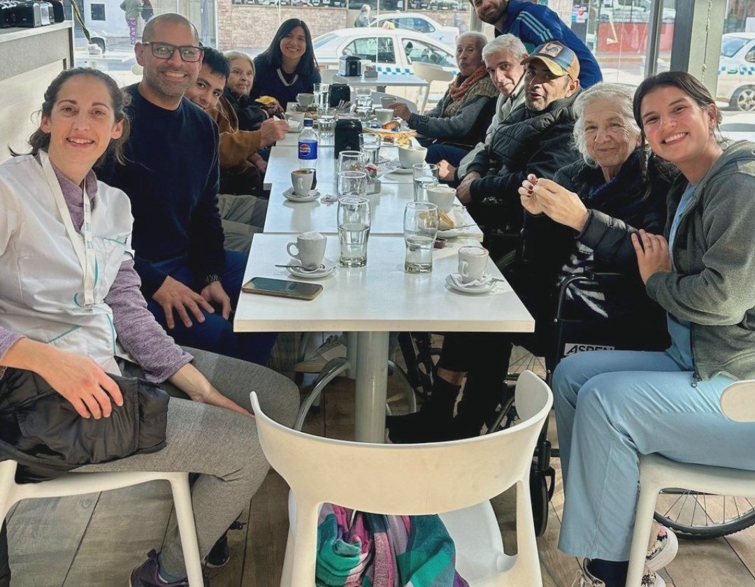 Equipo de IMR en una salida terapéutica